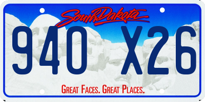 SD license plate 94OX26