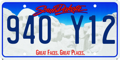 SD license plate 94OY12