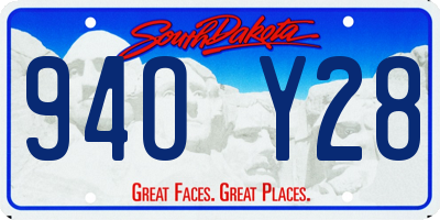 SD license plate 94OY28