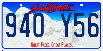 SD license plate 94OY56