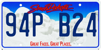 SD license plate 94PB24