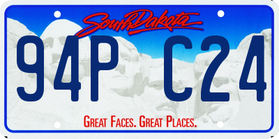 SD license plate 94PC24