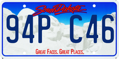 SD license plate 94PC46