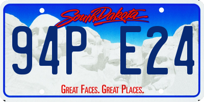 SD license plate 94PE24