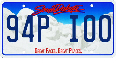 SD license plate 94PI00