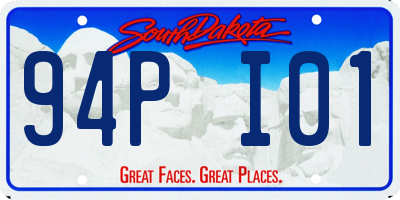 SD license plate 94PI01