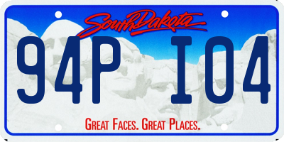 SD license plate 94PI04