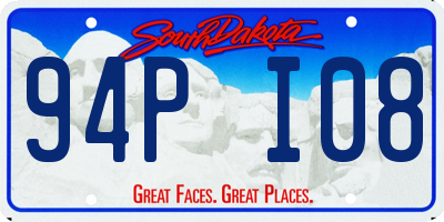 SD license plate 94PI08