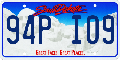 SD license plate 94PI09