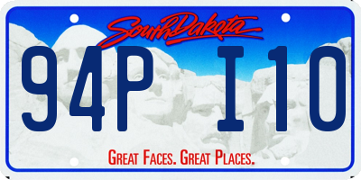 SD license plate 94PI10