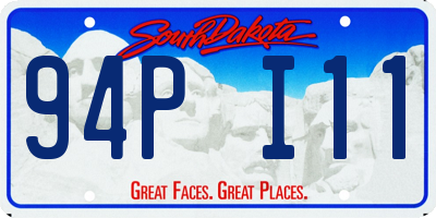 SD license plate 94PI11