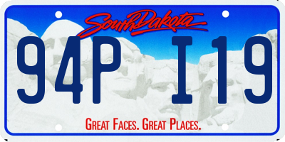 SD license plate 94PI19