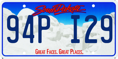 SD license plate 94PI29