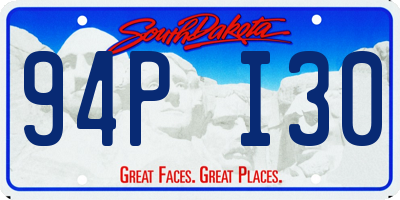 SD license plate 94PI30