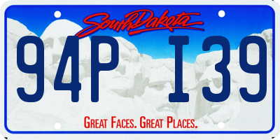 SD license plate 94PI39