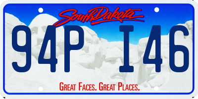 SD license plate 94PI46