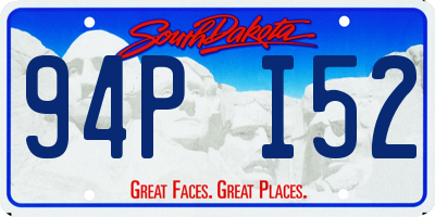SD license plate 94PI52