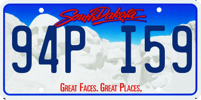 SD license plate 94PI59
