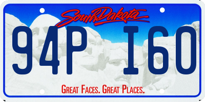 SD license plate 94PI60