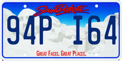 SD license plate 94PI64