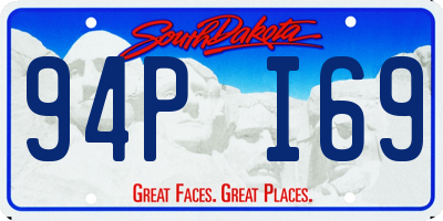 SD license plate 94PI69