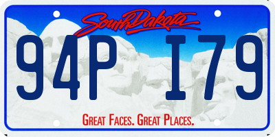 SD license plate 94PI79