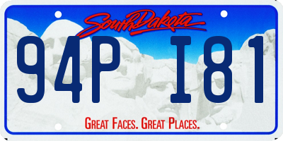 SD license plate 94PI81