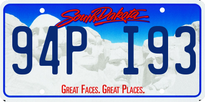 SD license plate 94PI93