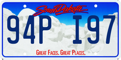 SD license plate 94PI97