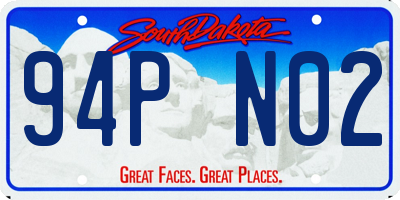 SD license plate 94PN02