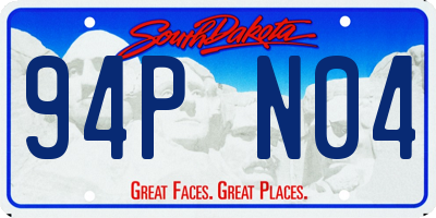 SD license plate 94PN04
