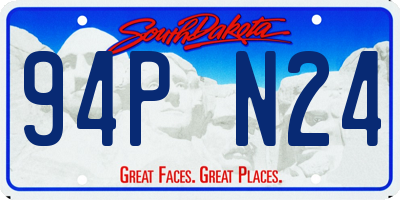 SD license plate 94PN24