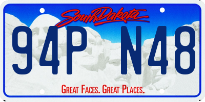 SD license plate 94PN48