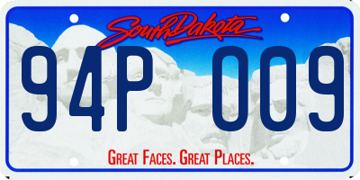 SD license plate 94PO09