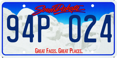 SD license plate 94PO24
