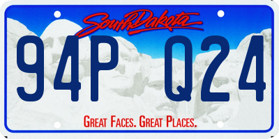 SD license plate 94PQ24