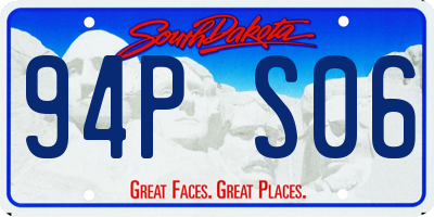 SD license plate 94PS06