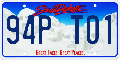 SD license plate 94PT01