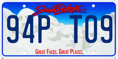 SD license plate 94PT09