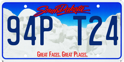 SD license plate 94PT24