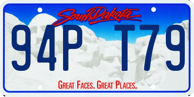 SD license plate 94PT79