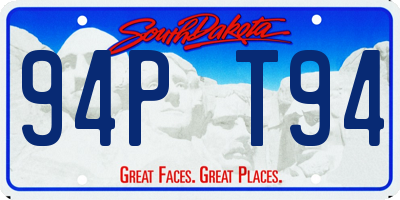SD license plate 94PT94
