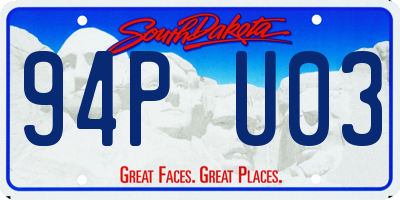 SD license plate 94PU03