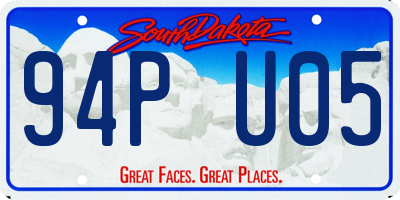 SD license plate 94PU05