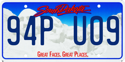 SD license plate 94PU09