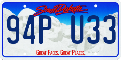 SD license plate 94PU33