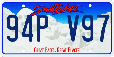 SD license plate 94PV97