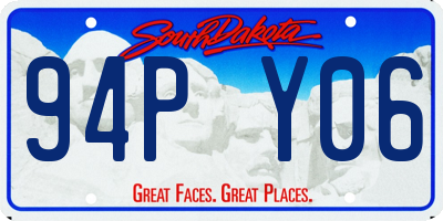 SD license plate 94PY06