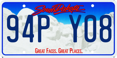 SD license plate 94PY08