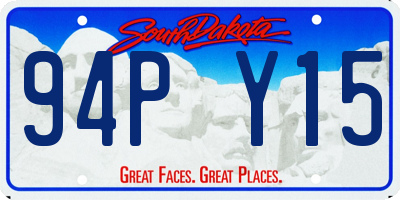 SD license plate 94PY15